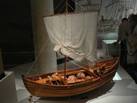Modèle de bateau pour navigation fluviale, 1er siè