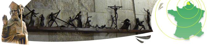 Chemin de Croix, église de la résurrection, chez les Franciscains
