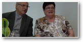 Mgr Jaeger et Jocelyne Debret