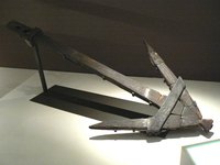 ancre marine en bois,1er siècle