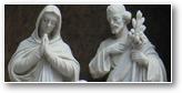 représentation traditionnelle de la sainte famille. A Nazareth