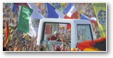 Arrivée du Pape
