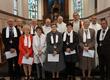 Remise de la croix et de l'habilitation de fin de formation funérailles