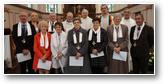 Remise de la croix et de l'habilitation de fin de formation funérailles