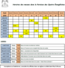 Calendrier du mois d\'Aout