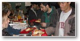 Calais, distribution du repas