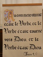 Phrases calligraphiées