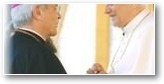 Mgr di Falco et Benoit XVI
