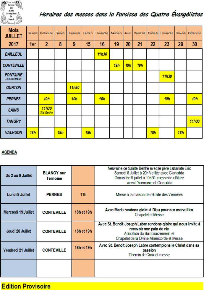 07-Calendrier JUILLET 2017