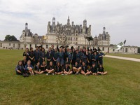 toute la compagnie Ã  Chambord