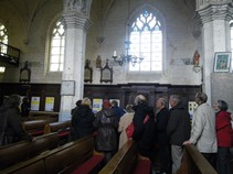 Visite de Fressin avec M.Rossi et Mme de Rincquese