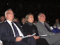 Mr Courbois, Mme Natacha Bouchard maire Mgr jaeger