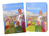 Exemplaire d'Ã©tude de l'Evangile selon St Matthieu et brochure de prÃ©sentation