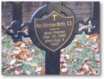 La tombe de Narcisse MARTIN Ã  Baltimore