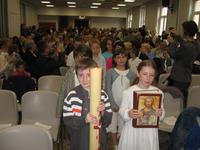 premières eucharisties à HENIN