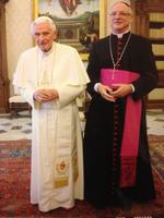 Benoit XVI et Mgr Jean-Paul Jaeger