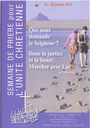 UNITE DES CHRTIENS