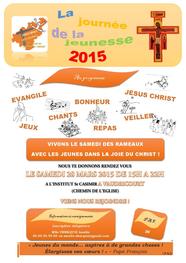 affiche journée de la jeunesse 2015 à vaudricourt