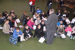 Temps fort solidarite des sixiemes a Zutkerque