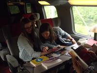 Livrets dans le train