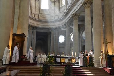 Messe chrismale à Arras, avril 2017.