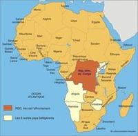 carte afrique congo