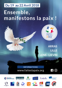 Affiche officielle Faites la paix