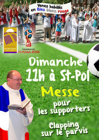 2018-7-15-Messe supporters a Saint-Pol-sur-Ternois