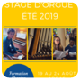Affiche Stage Orgue 2019