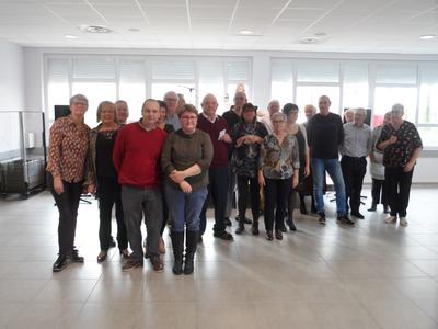 Repas des pelerins de Lourdes