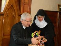 Premiere visite de Monseigneur Leborgne