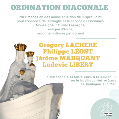 Ordination diaconale Octobre 2024