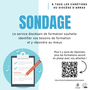 SONDAGE Formation permanente