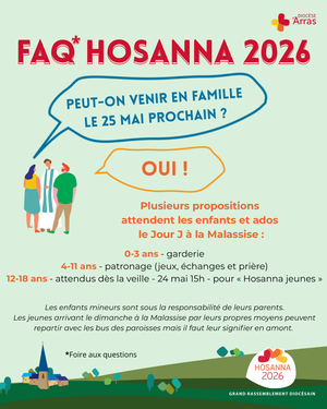 FAQ Hosanna 2026