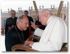 Jean Paul Jaeger et Jean Paul II