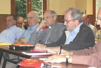Bernard Rose, Jean-Pierre Muchery, Mgr Jaeger, Elile Galois