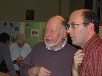 père Maurice Vieillard et son adjoint, Stéphane Leleu