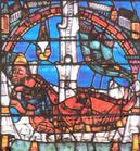 Vitrail de Chartres, vers 1150