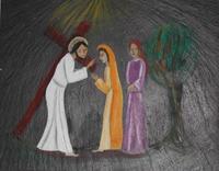 Jésus rencontre les femmes de Jérusalem