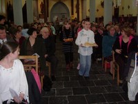 La procession des dons