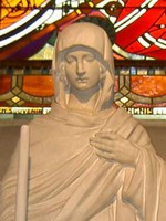 Statue de la Vierge des Ardents