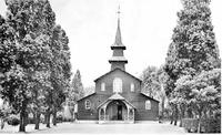 1ère chapelle incendiée dans la nuit du 21 au 22 septembre 1970