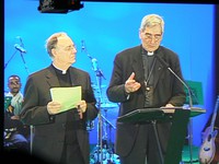 Mgr Carru (Vatican) et Dufour (SNCC)