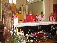 Eucharistie de la pentecôte présidée par Mgr JP Jaeger