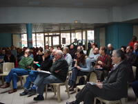 Les participants, attentifs, durant l'intervention de Benoit Lallau