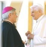 Mgr di Falco et Benoit XVI