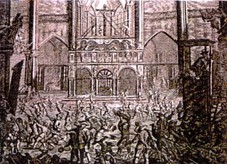SacrilÃ¨ges que les hÃ©rÃ©tiques ont commis contre les images des saints dans l'Eglsie cathÃ©drale d'Anvers le 21 aoÃ»t 1566.
