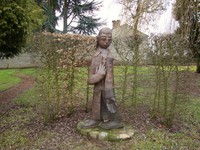 Statue St Benoit jardins