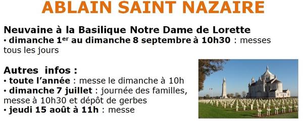 Ablain St Nazaire 1 au 8 septembre
