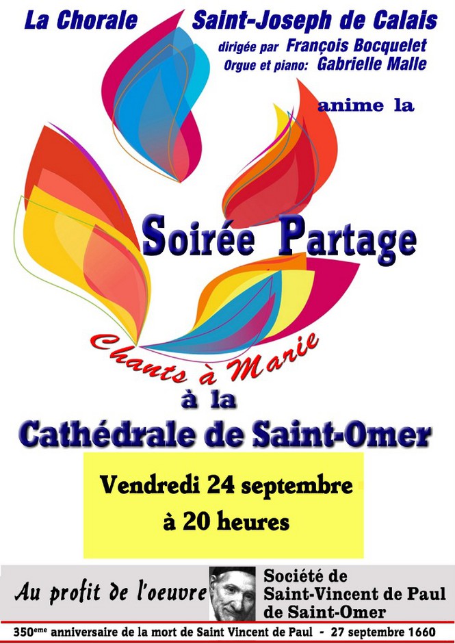 Affiche soiree partage